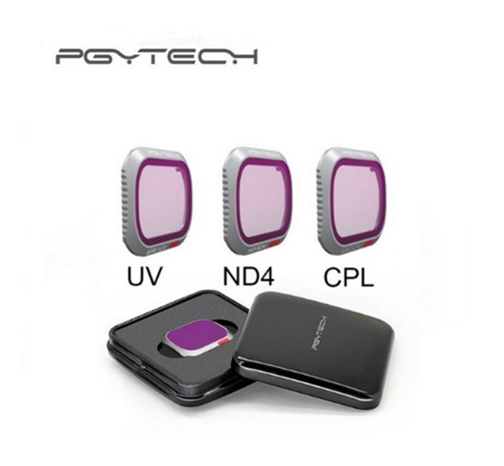 PGYTECH Mavic 2 Pro Camera Lens Filter ND4 CPL UV Filters Kit DJI Mavic 2 Pro optical Neutral Density polar Filter