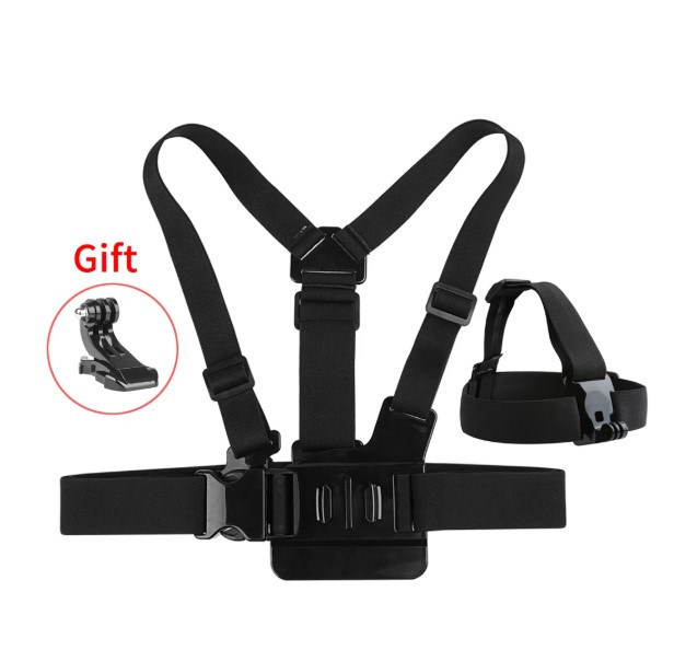 Adjustable Harness Chest Strap Head Strap Belt for GoPro Hero 9