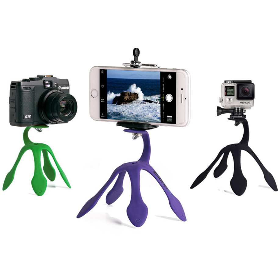 Mini Tripod Mount Portable Flexible Stand Holder for iPhone Smartphone Gopro